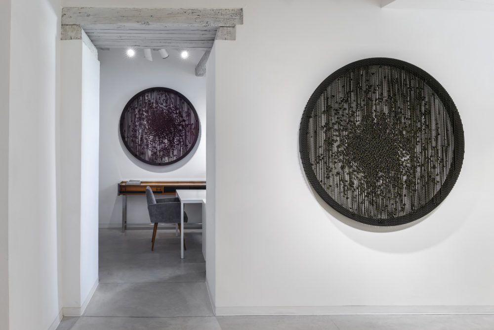 Installation view of The hidden dimension Chapter II (group show), curated by Ilaria Bignotti, 10th May – 9th September 2017, Marignana Arte, Venice