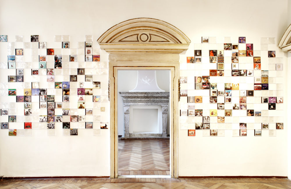 Installation view of Stefano Arienti Custodie vuote (solo show), curated by Francesca Pasini, 27th July-30th September 2012, Fondazione Bevilacqua La Masa