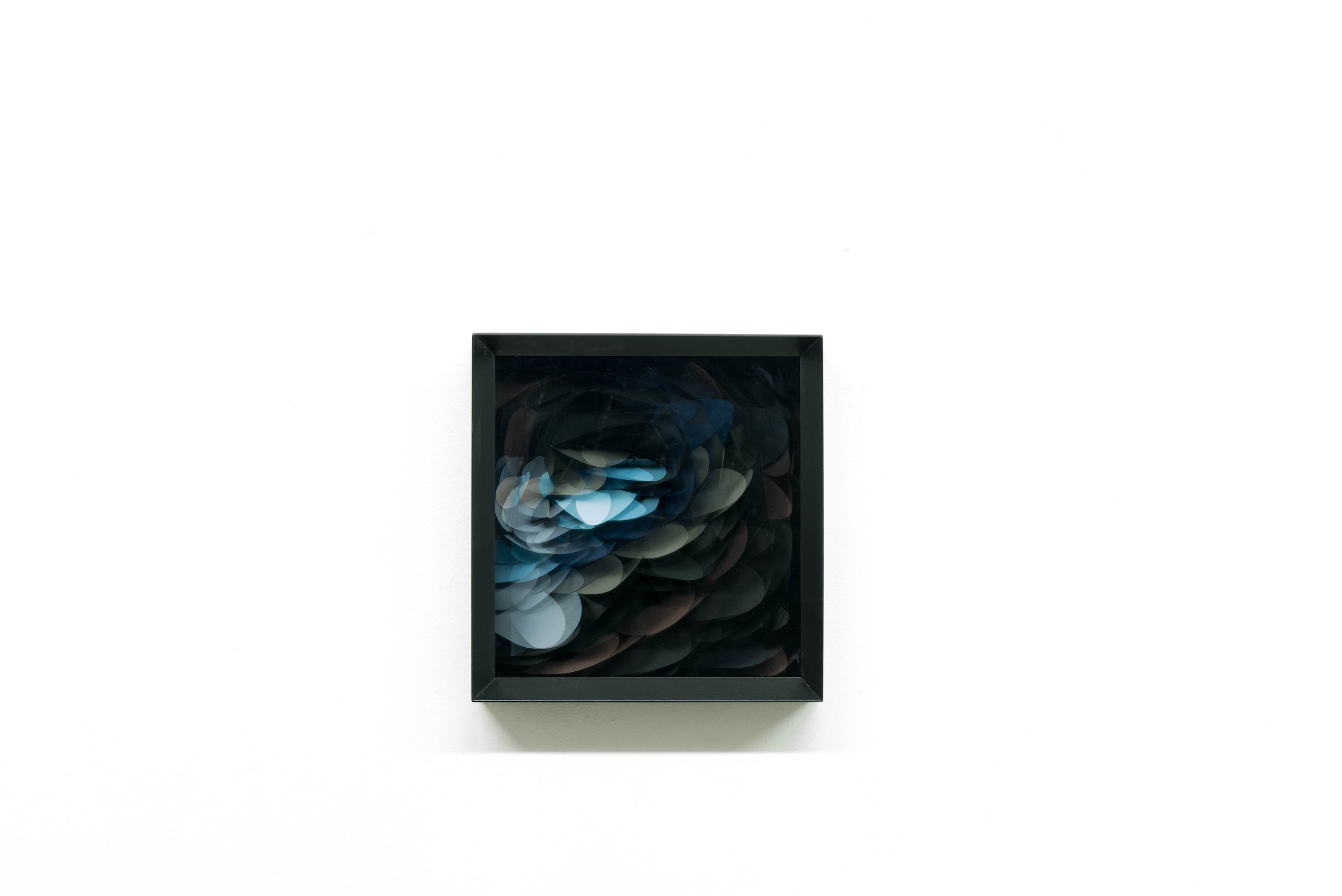 Maurizio Donzelli, Mirror, 2017, 40 x 38 x 7,5 cm, Mix media in box