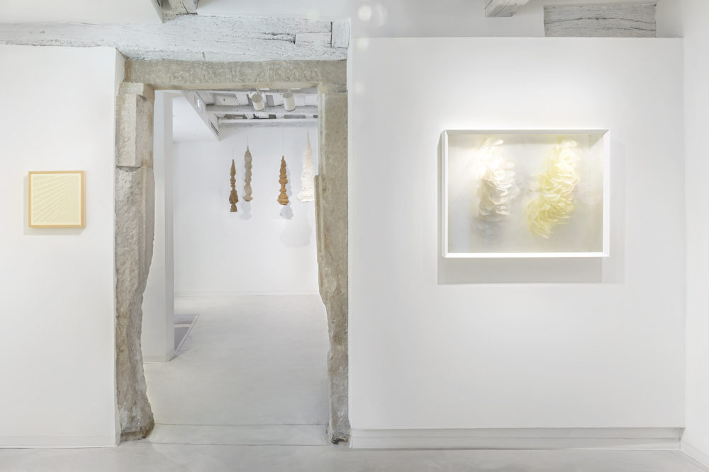 installation view, of The Hidden Dimension, Chapter II, Paola Anziché, Arthur Duff, Maurizio Donzelli