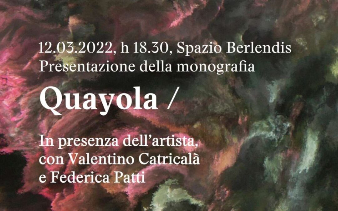 Presentation of the book “Quayola /”12.03.2022