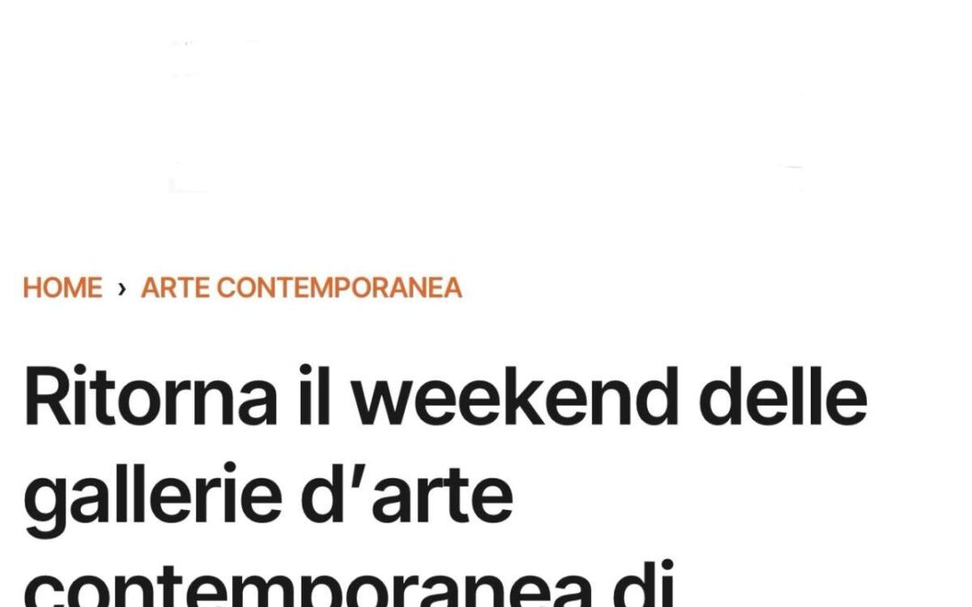 Ritorna il weekend delle gallerie d’arte contemporanea di Venezia. Qui la nostra guida: mostra per mostra, sestiere per sestiere Artribune | March 2026
